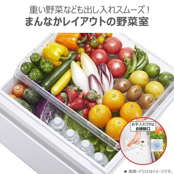 TOSHIBA 冷蔵庫VEGETA【3ドア/左開き/356L/アッシュグレージュ