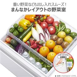 TOSHIBA 冷蔵庫VEGETA【3ドア/左開き/356L/グレインアイボリー
