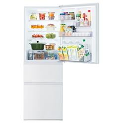 TOSHIBA 冷蔵庫VEGETA【3ドア/右開き/356L/マットホワイト】 ☆大型