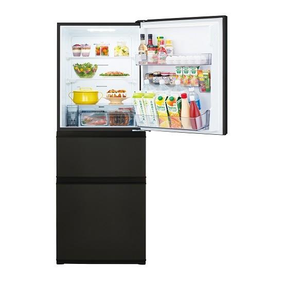 TOSHIBA 冷蔵庫VEGETA【3ドア/右開き/326L/マットチャコール】 ☆大型