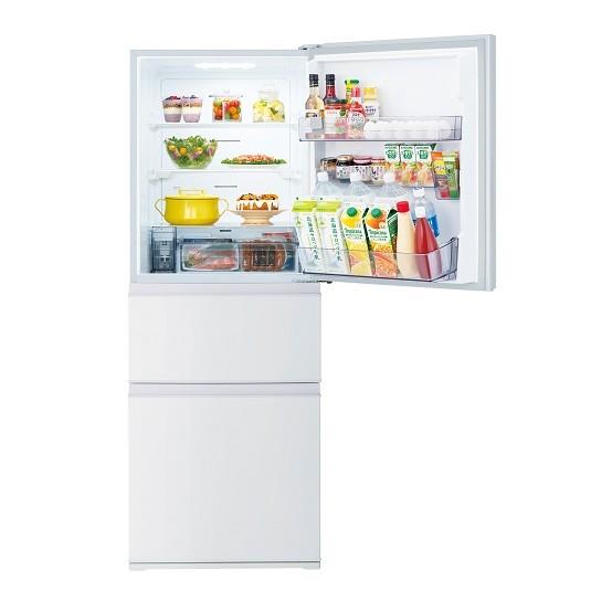 TOSHIBA 冷蔵庫VEGETA【3ドア/右開き/326L/マットホワイト】 ☆大型