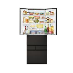 TOSHIBA 冷蔵庫VEGETA【6ドア/観音開き/643L/オブシディアン