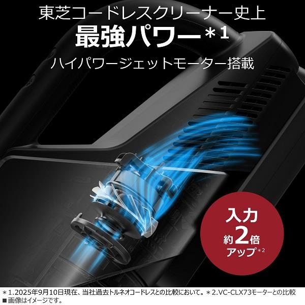 TOSHIBA ダストステーション搭載 コードレスクリーナー シフォン