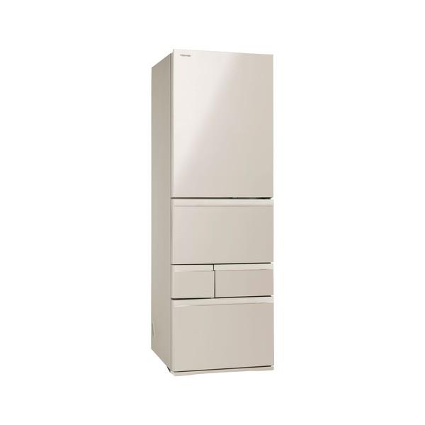 TOSHIBA 冷蔵庫 465L 大型 家電 5ドア 大型冷蔵庫 d4762 TOSHIBA 冷蔵庫VEGETA【5ドア/左開き/465L/サテンゴールド】 ☆大型