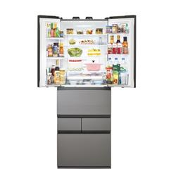 TOSHIBA 冷蔵庫VEGETA【6ドア/観音開き/508L/アッシュ