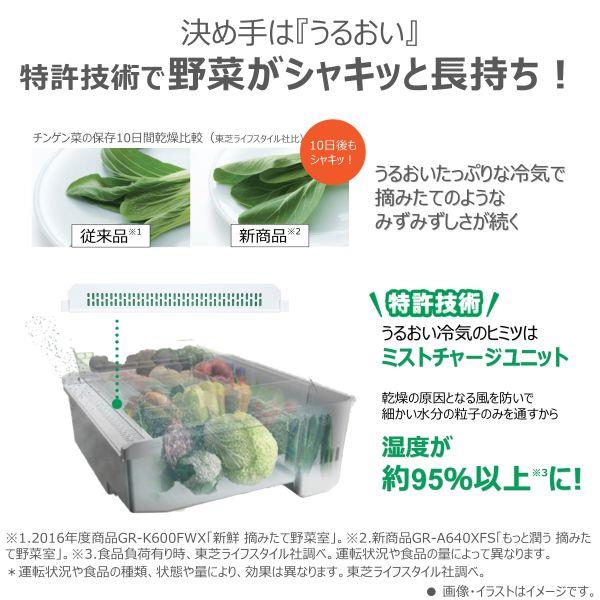 TOSHIBA 冷蔵庫VEGETA［5ドア/左開き/465L/サテンゴールド