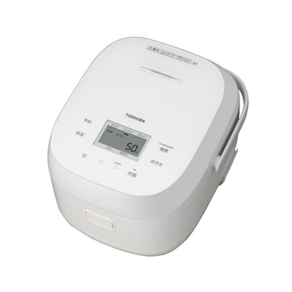 TOSHIBA IH炊飯器[5.5合/備長炭ダイヤモンド釜/ホワイト] RC10BHA-W