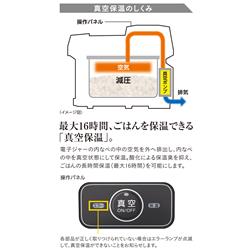 タイガー 業務用真空保温電子ジャー【3升/真空/保温専用/ステンレス