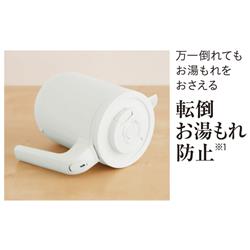タイガー 蒸気レス電気ケトル PCK A081 WM マットホワイト わく子 蒸気レス電気ケトル PCK-A081 - タイガー魔法瓶