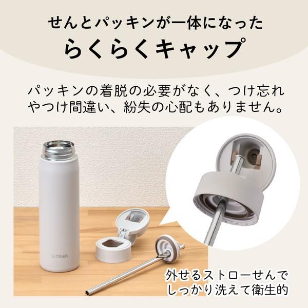 タイガー ステンレスボトル【750ml/ワンプッシュストロータイプ/フォグ