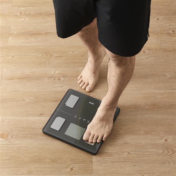 タニタ 体組成計【部位筋肉量がわかる脚点付/立掛け収納可能な乗るピタ