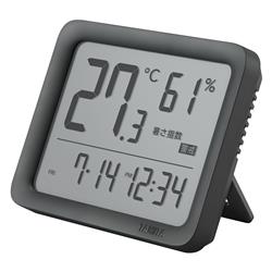 、 日体大グラコン タニタ コンディションセンサー 【温度計/湿度計/ダークグレー