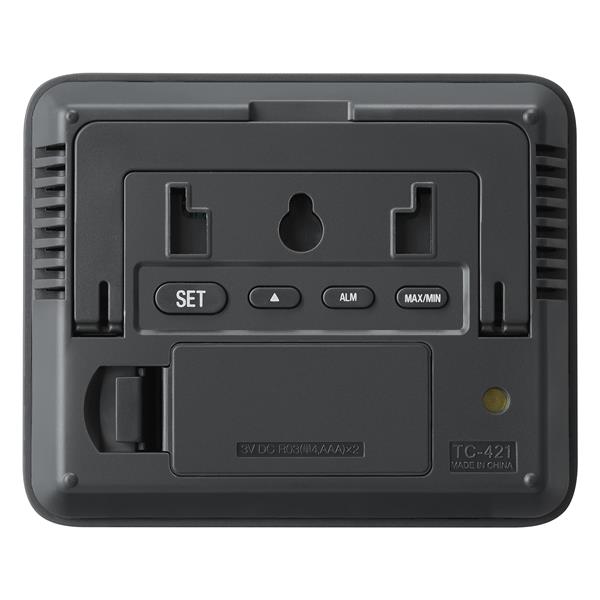 タニタ コンディションセンサー 【温度計/湿度計/ダークグレー