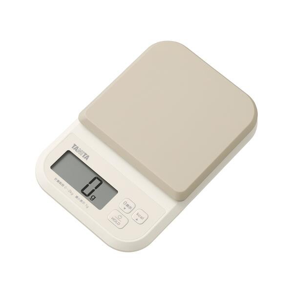 タニタ キッチンスケール 【最大計量2kg/最小表示1g/カロリーモード