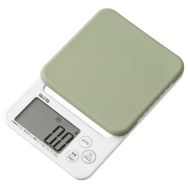 キッチンスケール タニタ キッチンスケール 【最大計量2kg/最小表示0.1g/微量モード/ml