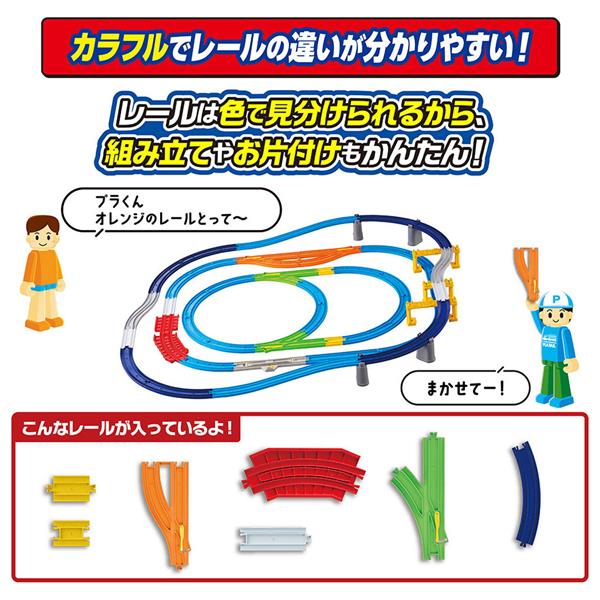 プラレール 20のレイアウトにチャレンジ！デラックスレールキット