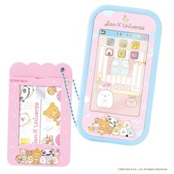 カードでピッ！マイキャラスマホ　サンエックスユニバース　リラックマやすみっコぐらしのあそびがいっぱい