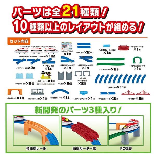 りり【即購入OKです】　6段78センチ巾１枚板プラレール1段金具付属仕様 プラレール ワクワクつながる!プラレールベストセレクションセット