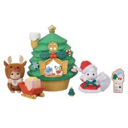 シルバニア 赤ちゃんサンタのクリスマスツリーハウス