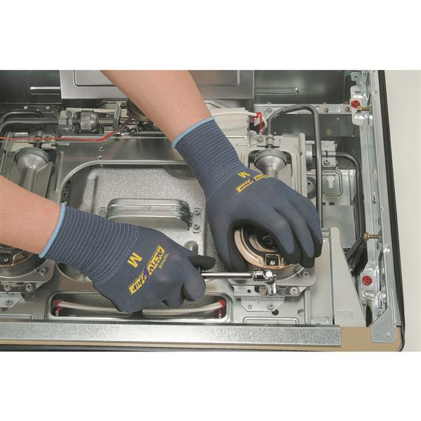 トワロン ニトリル背抜き手袋 アクティブグリップ L 581-L | ノジマ