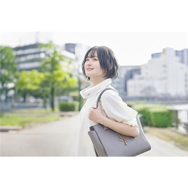 TOFFY ひんやりネックファン ペルチェ式 羽根なしタイプ 風量3段階