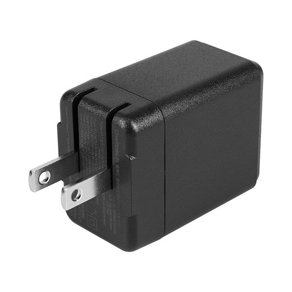 オウルテック USB C×2 A×1 AC充電器 ブラック OWL-APD65C2A1GS-BK
