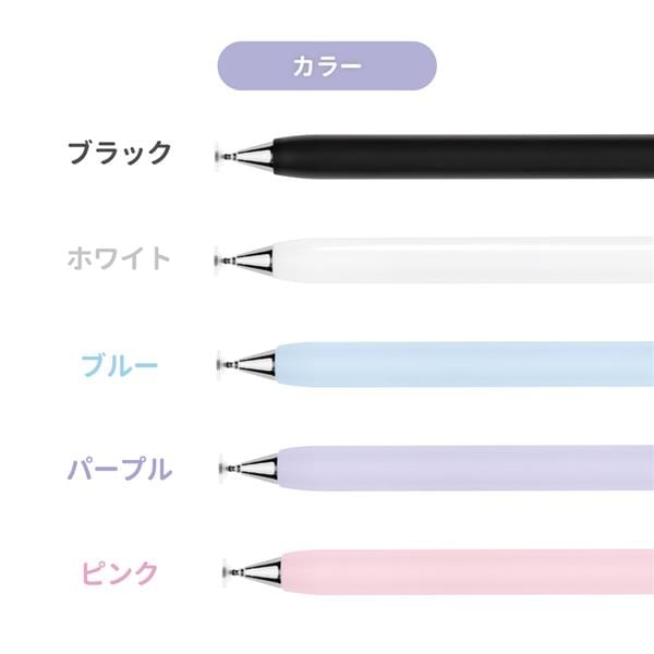 オウルテック 2種類のペン先が使える 2WAYタッチペン ホワイト OWL