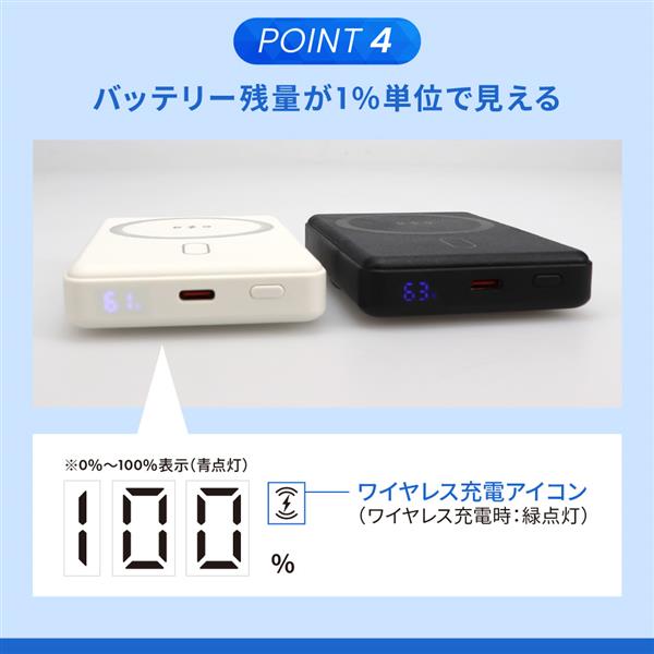 オウルテック 長寿命準固体電池採用モバイルバッテリー5000mAh OWL