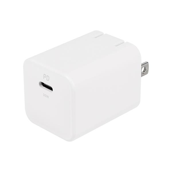 オウルテック PD30W対応 USB C×1 AC充電器/ホワイト OWL-APD30C1GB-WH