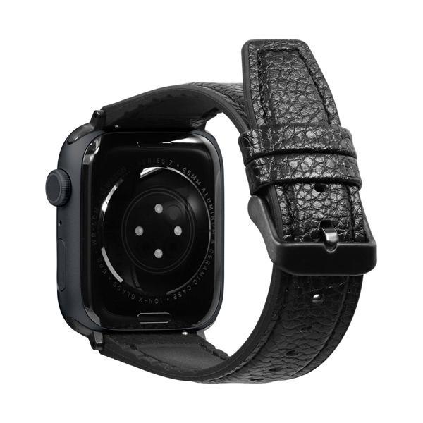オウルテック AppleWatch(42/44/45/46/49mm)用シュリンクレザーバンド