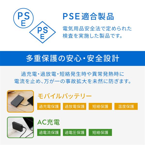 オウルテック 準固体電池採用5000mAhACモバイルバッテリーブラック OWL