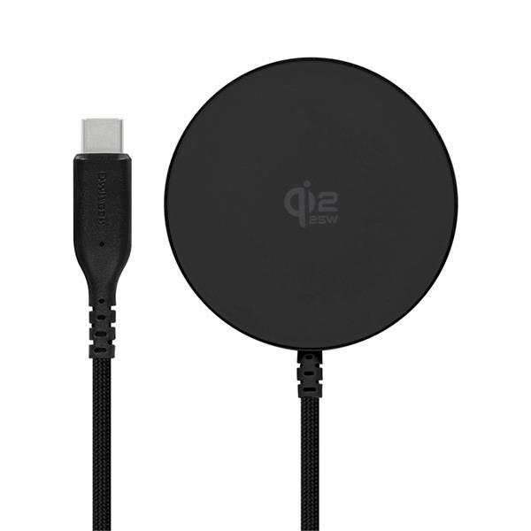 オウルテック Qi2.2対応ケーブル一体型ワイヤレス充電器ブラック OWL
