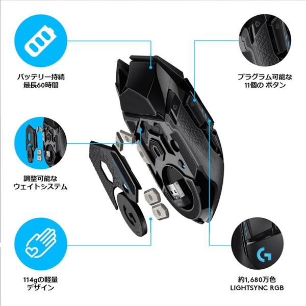 logicool　 G502 WL LIGHT SPEED       美品