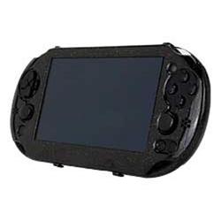 【Vita】 ジュエリーカバーハードタイプ for Vita 2000 ブラックグリッタ－