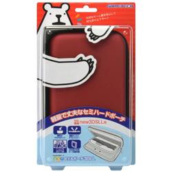 【3DS】 new EVAポーチ3DLL レッド （New3DSLL用）