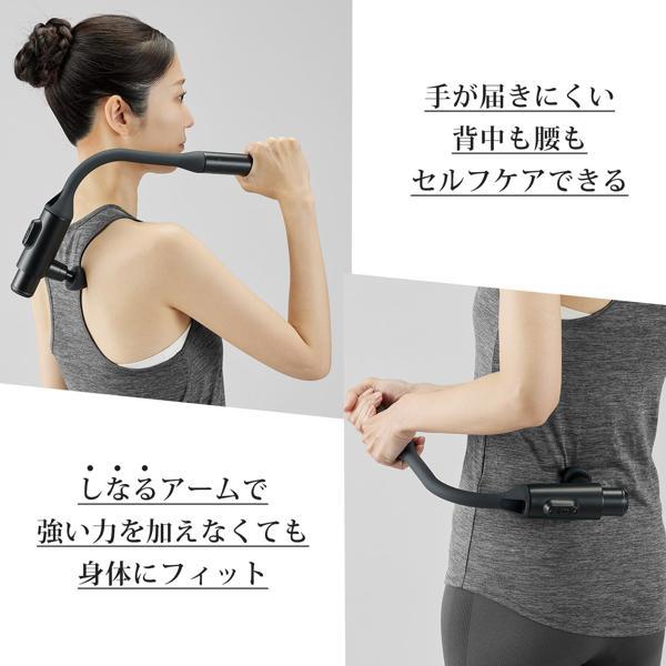 ATEX ルルドガンプラスアーム しなる専用アーム コードレス ブラック