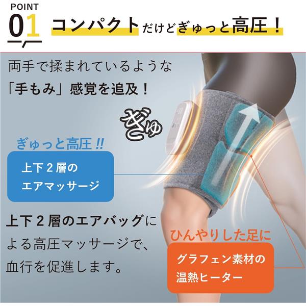 ATEX ふとももぎゅ ATEX [太もも対応/指圧パーツ/ピンク] AX-HJ363PK