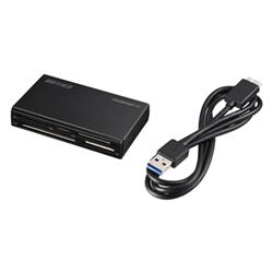 BUFFALO USB3.0 マルチカードリーダー ハイエンドモデル ブラック