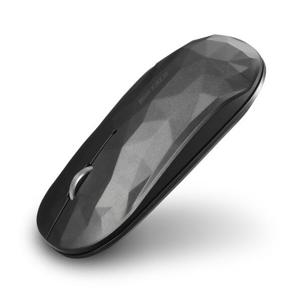 BUFFALO FLEXUSマウス 薄型/3ボタン/Bluetooth/BlueLED/ジオメトリー