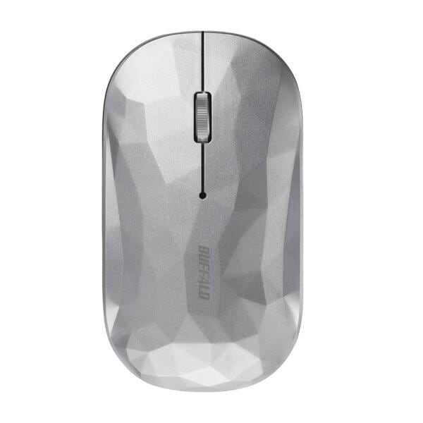 BUFFALO FLEXUSマウス 薄型/3ボタン/Bluetooth/BlueLED/ジオメトリー