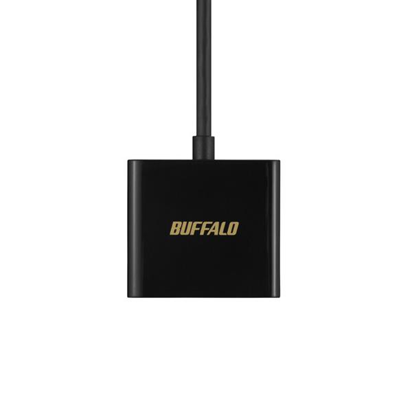 BUFFALO BSCR110U3CBK USB3.2Gen1 Type-C ｶｰﾄﾞﾘｰﾀﾞｰ SD/microSD用 | ノジマオンライン