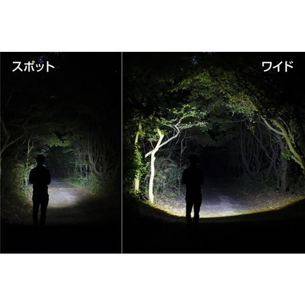 GENTOS LEDフラッシュライト レクシード【懐中電灯/明るい/USB充電式