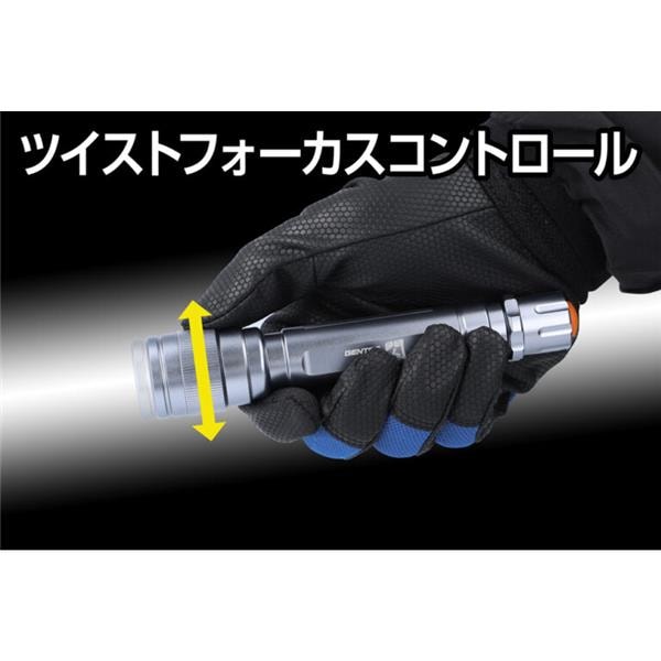 ライト GENTOS LEDフラッシュライト 閃【懐中電灯/明るい/乾電池式/防水・防塵