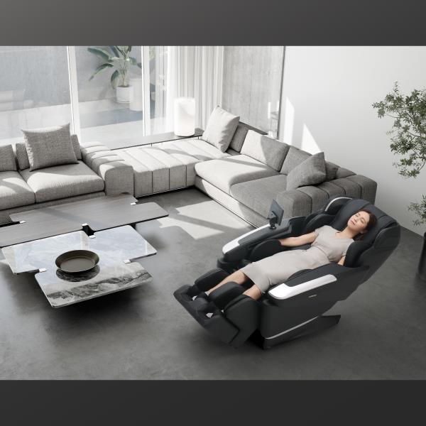 フジ医療器 マッサージチェア CYBER-RELAX ブラック ☆大型配送対象