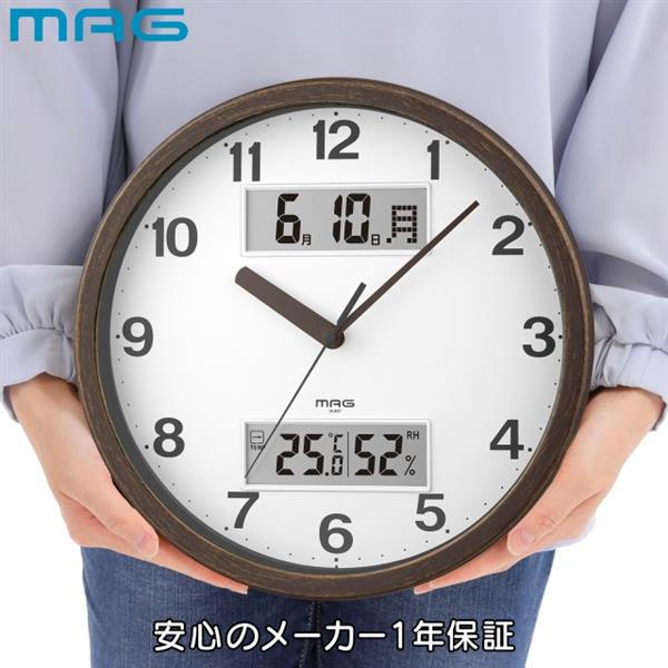 MAG ダブルポイント 掛時計 アナデジ W-807BR-Z | ノジマオンライン