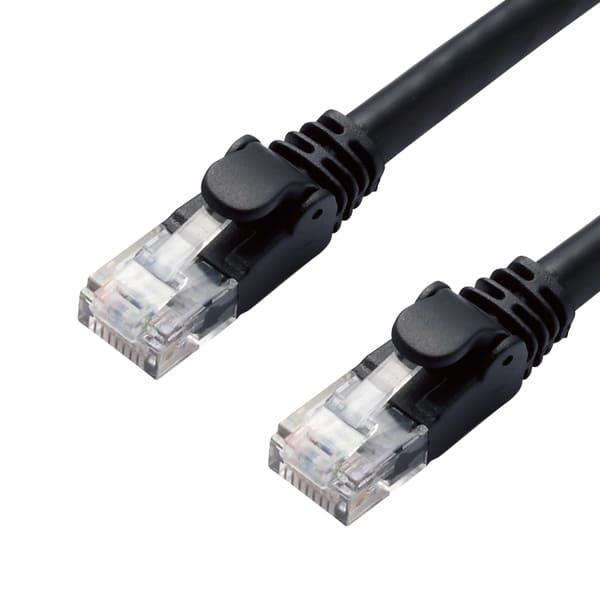 ELECOM LANケーブル CAT6A準拠 スタンダード 5m ブラック LD-GPA-BK5