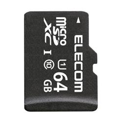 ELECOM microSDXCカード UHS-I U1 Class10 64GB MF-MRSD64GU50A
