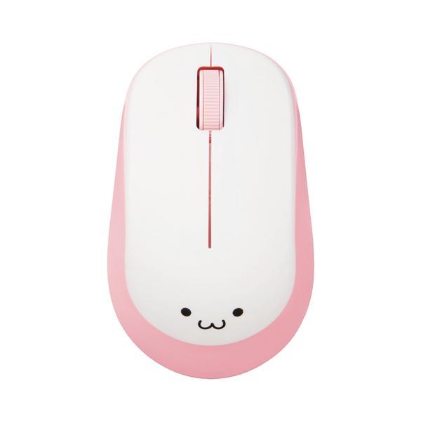 BlueLEDマウス EPRIM 無線 3ボタン ピンク M-DY12DBXPN