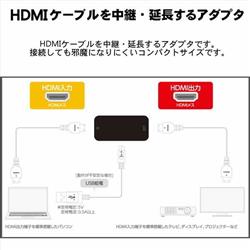 ELECOM HDMIリピーター 最大延長40m HDMI1.4 AD-HDRP40 | ノジマ