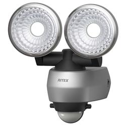 LEDセンサーライト　2,980円 ムサシ 7.5W×2灯 LEDAC315  【ノジマオンライン･Nojima】で 他商品も掲載の場合あり